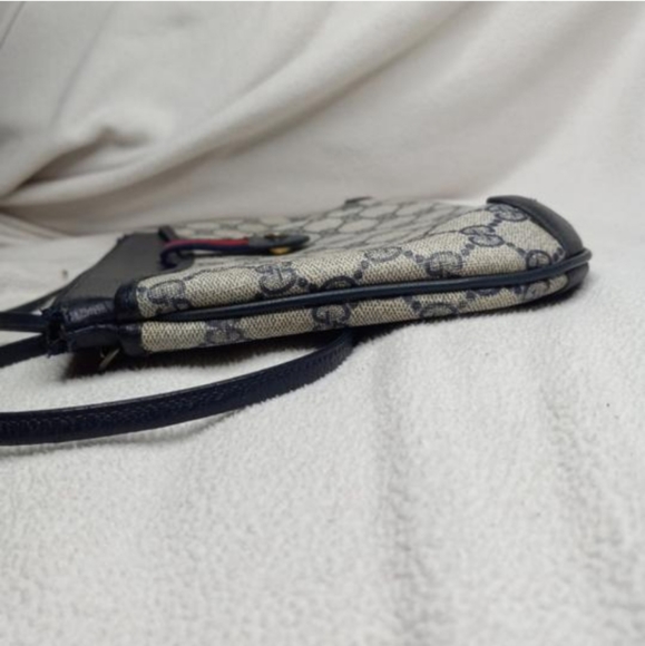 Authentic Vintage Gucci GG Monogram Supreme Sherry Web Ophidia Clutch Crossbody - Picture 7 of 11
